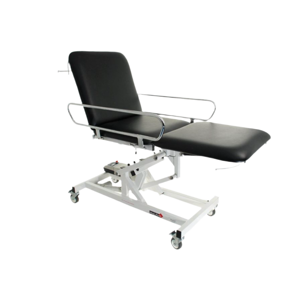 Plinth Co Hydraulic 3-Way Patient Examination Couch with Side Rails