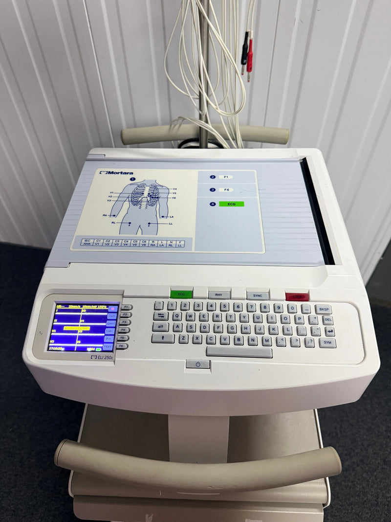 Mortara Instrument ELI 250 ECG Machine with ECG Leads SelfiMed UK
