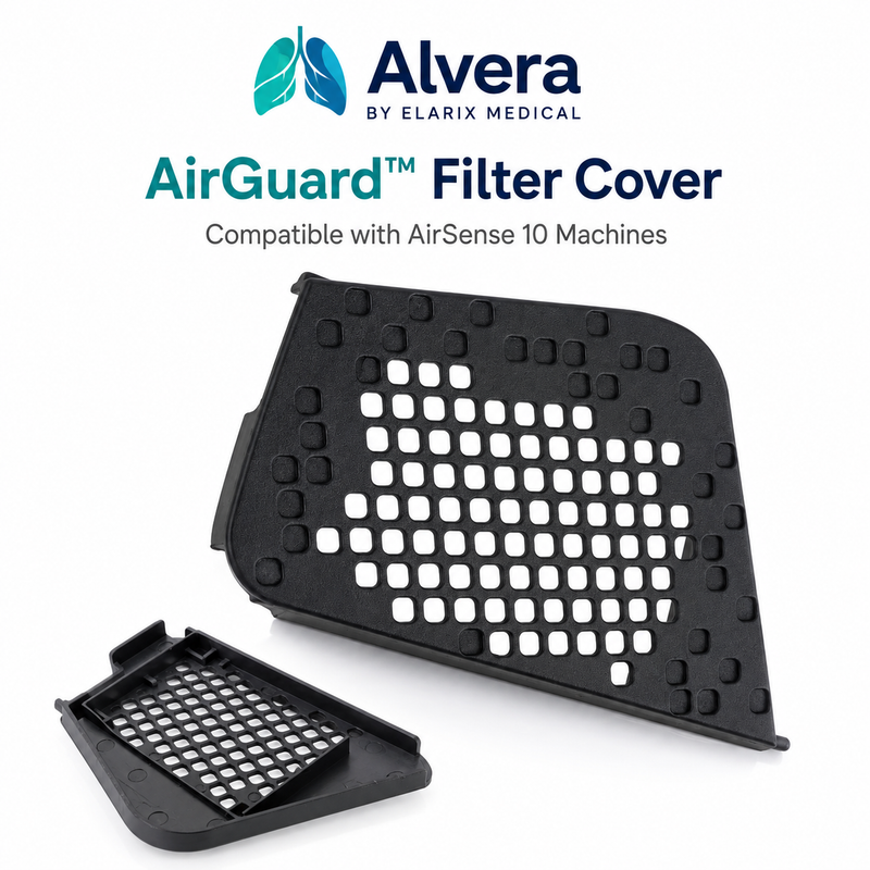 ALVERA AirGuard™ Filter Cover Compatible with AirSense 10 Devices CPAP Machine Filter Cover SelfiMed UK