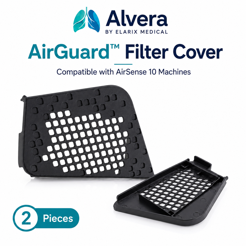ALVERA AirGuard™ Filter Cover Compatible with AirSense 10 Devices CPAP Machine Filter Cover SelfiMed UK