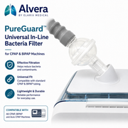 ALVERA PureGuard™ Universal In-Line Bacteria Filter for CPAP & BiPAP Machines SelfiMed UK
