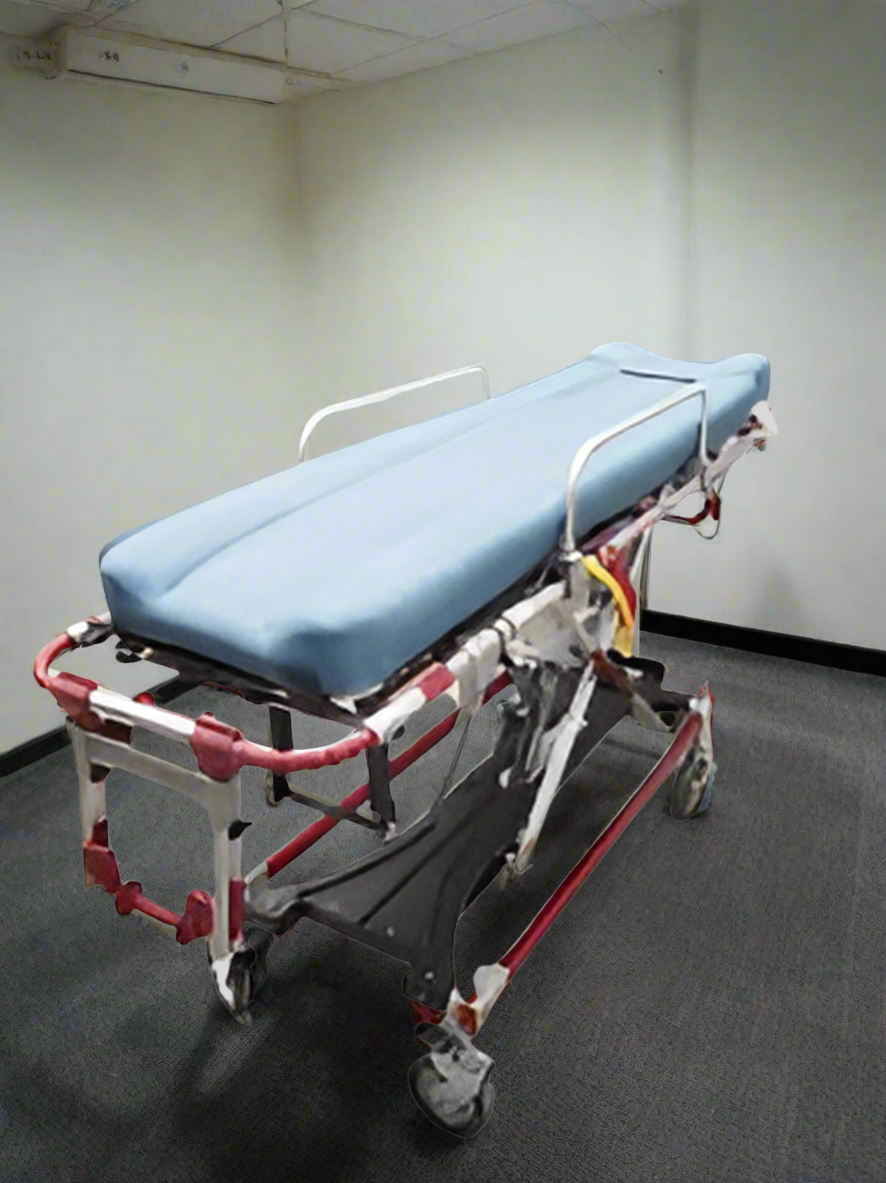 Adjustable backrest feature of Falcon Six stretcher