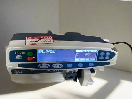 User-friendly control panel of the Alaris GH Plus Syringe Pump.