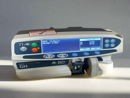 User-friendly control panel of the Alaris GH Plus Syringe Pump.