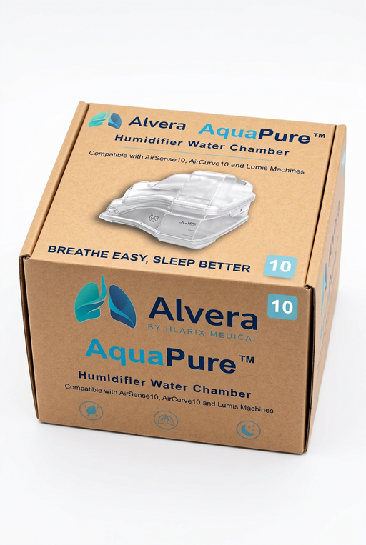 Alvera AirSense 10 Replacement Kit – AquaPure 10 Water Chamber, ThermaAir 10 Heated Tube, AirGuard Filter Cover SelfiMed UK