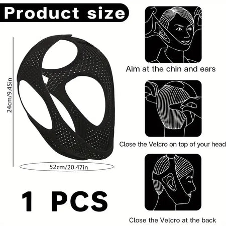 Anti-Snoring Device - Adjustable Chin Strap - Next day Delivery SelfiMed UK