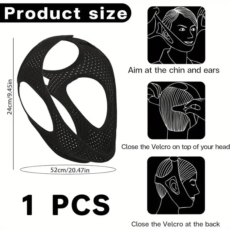 Anti-Snoring Device - Adjustable Chin Strap - Next day Delivery SelfiMed UK