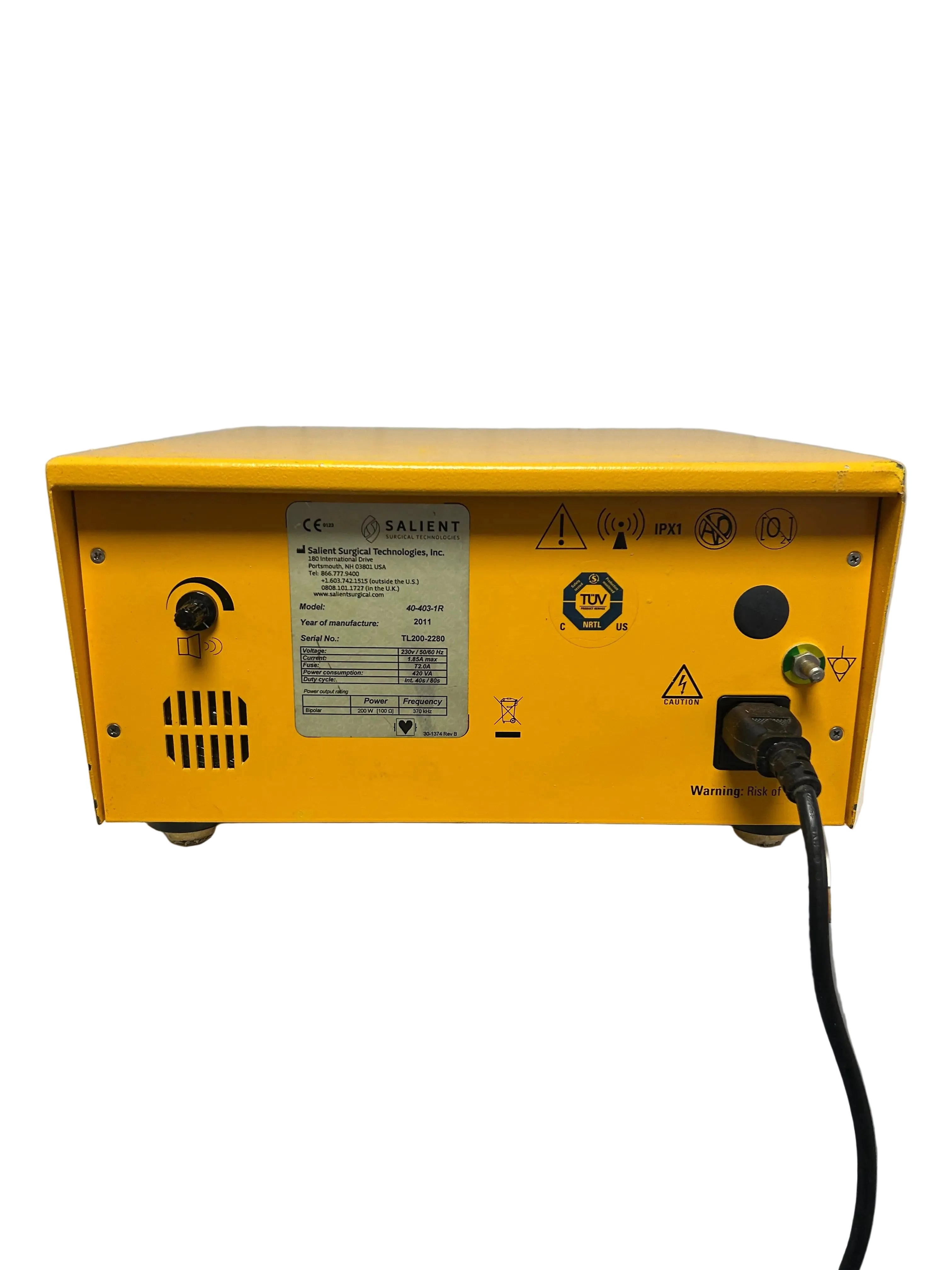 Aquamantys System Electrosurgical Unit SelfiMed UK