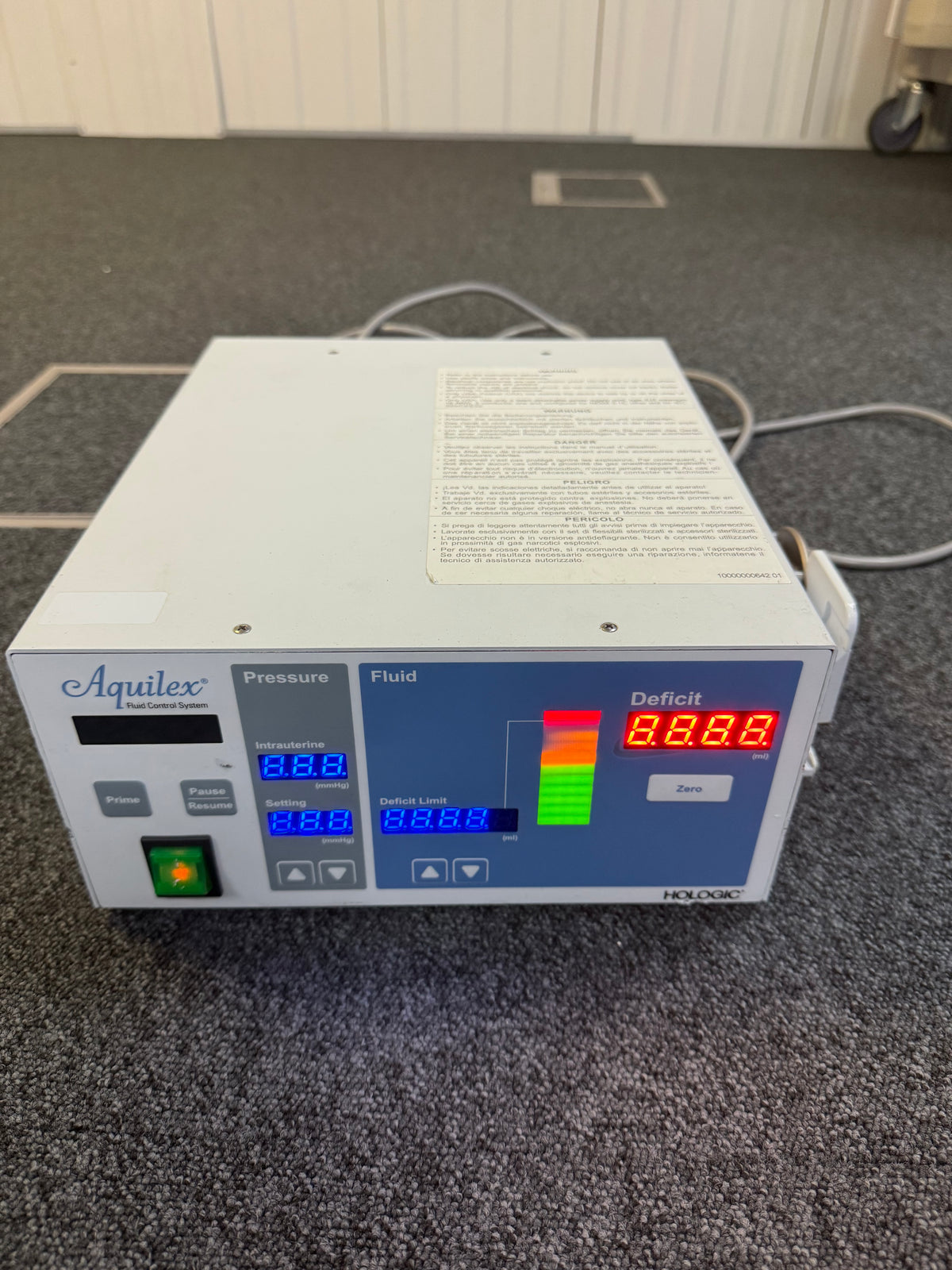 Aquilex system for hysteroscopic irrigation and suction