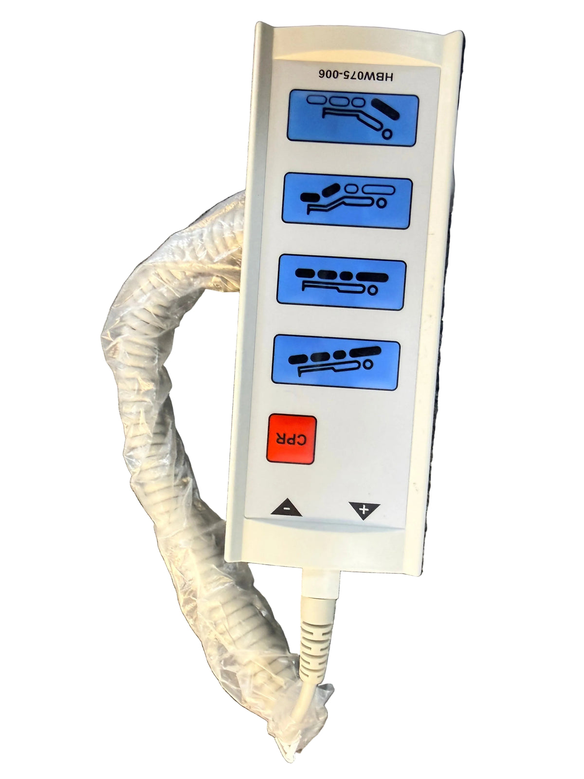 Arjo Huntleigh Electric Hospital Bed Hand Control HBW075-006 &amp; HBW074-013 Hospital Bed SelfiMed UK