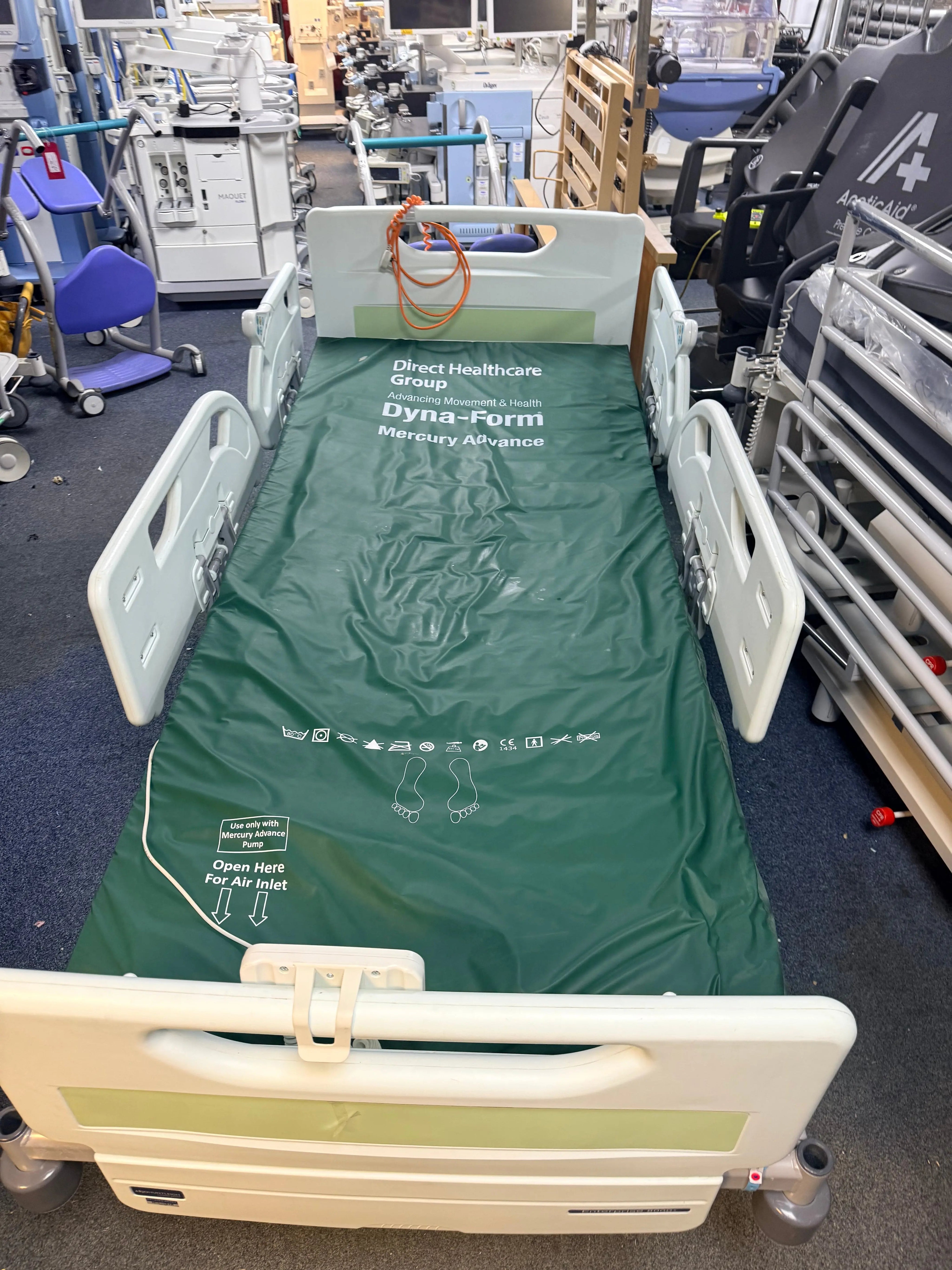 Arjo Huntleigh Enterprise 8000 Patient Bed with Hospital Bed Mattress SelfiMed UK