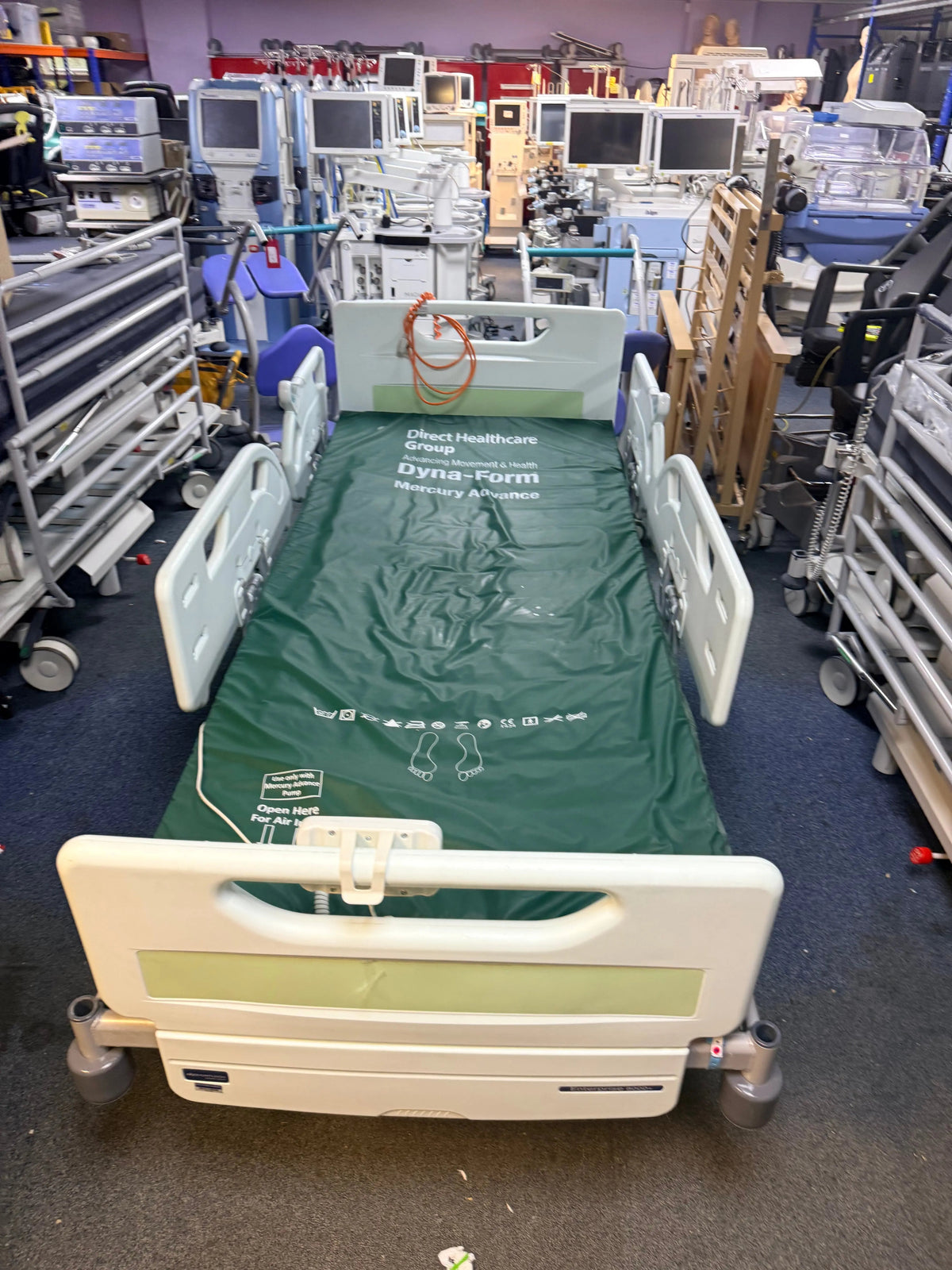 Arjo Huntleigh Enterprise 8000 Patient Bed with Hospital Bed Mattress SelfiMed UK