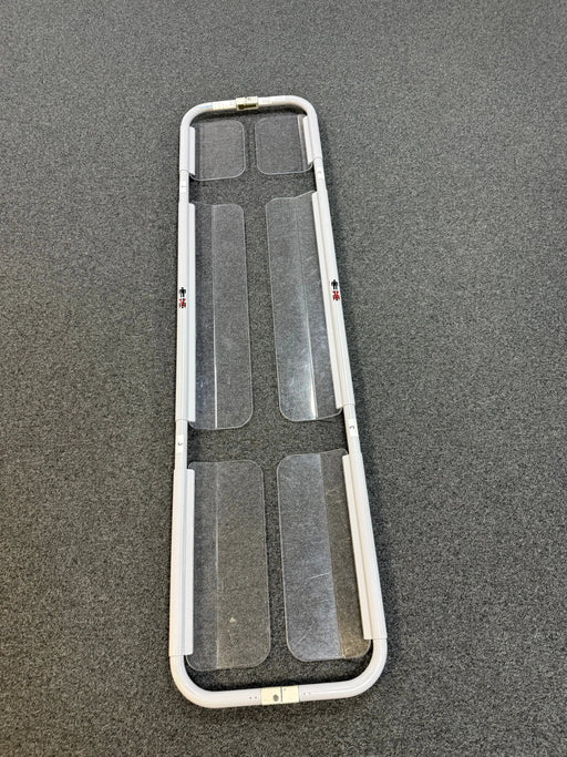 Arjo KRA2210-XX Scoop Stretcher separated into two halves for patient transfer