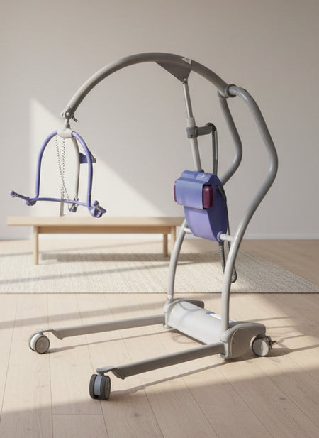 Arjo Maxi Twin Compact Patient Hoist with Controller and Battery SelfiMed UK