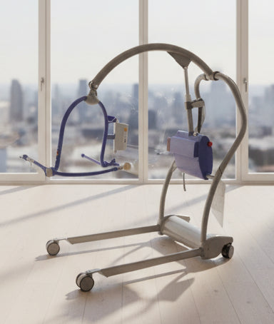 Arjo Maxi Twin Compact Patient Hoist with Controller and Battery SelfiMed UK