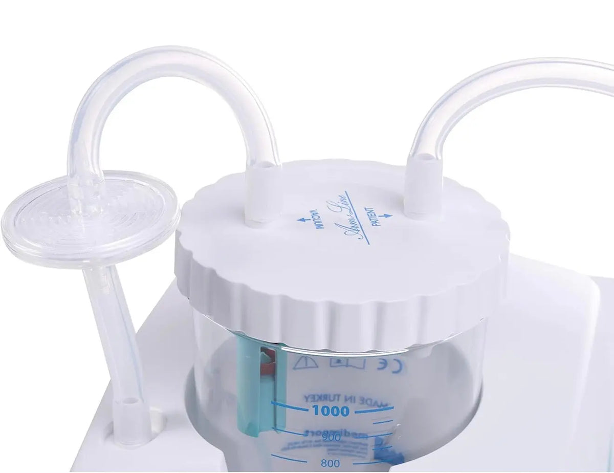 ArmoLine Portable Suction Unit Machine 15L/min Medical Aspirator Homecare Tabletop Phlegm Mucus SelfiMed UK