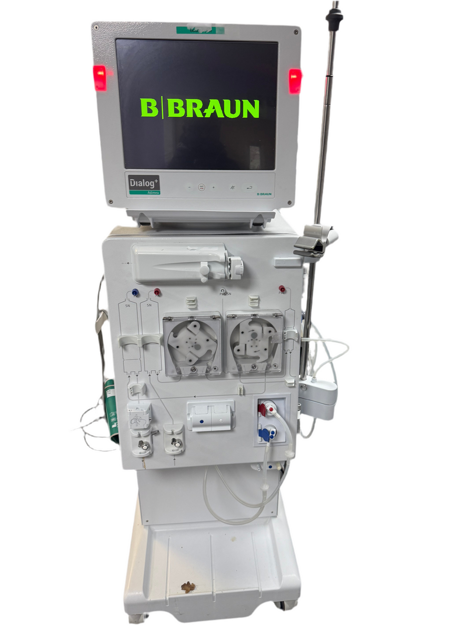 Front view of B-Braun Dialog+ Adimea Dialysis Machine