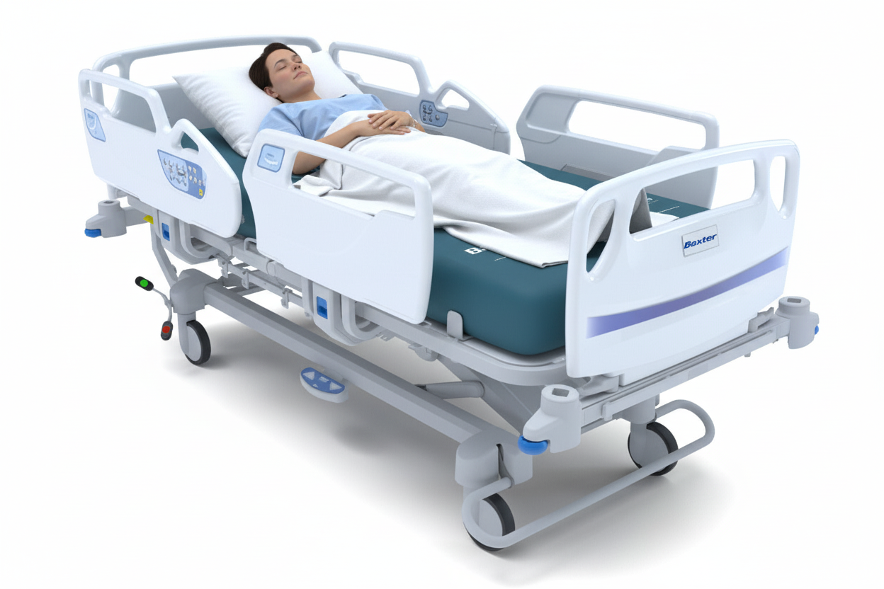 Hill Rom 900 Pro Electric Hospital Bed with Hospital Mattress SelfiMed UK