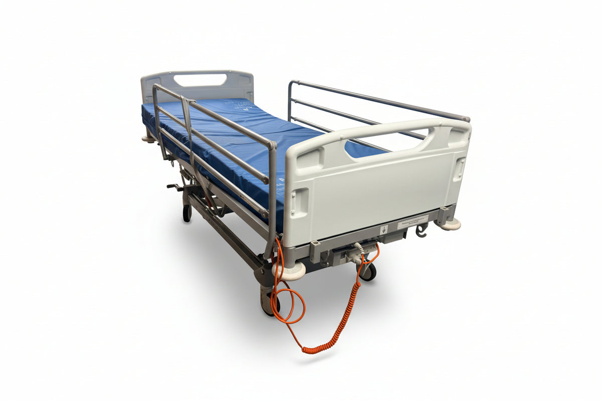 Arjo Huntleigh Enterprise 3000 Electric Hospital Bed with Hospital Bed Mattress SelfiMed UK