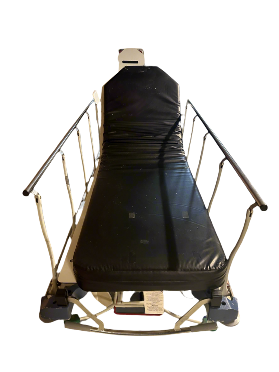 Midmark Promotal Hydraulic Patient Trolley with Mattress with side rail defect