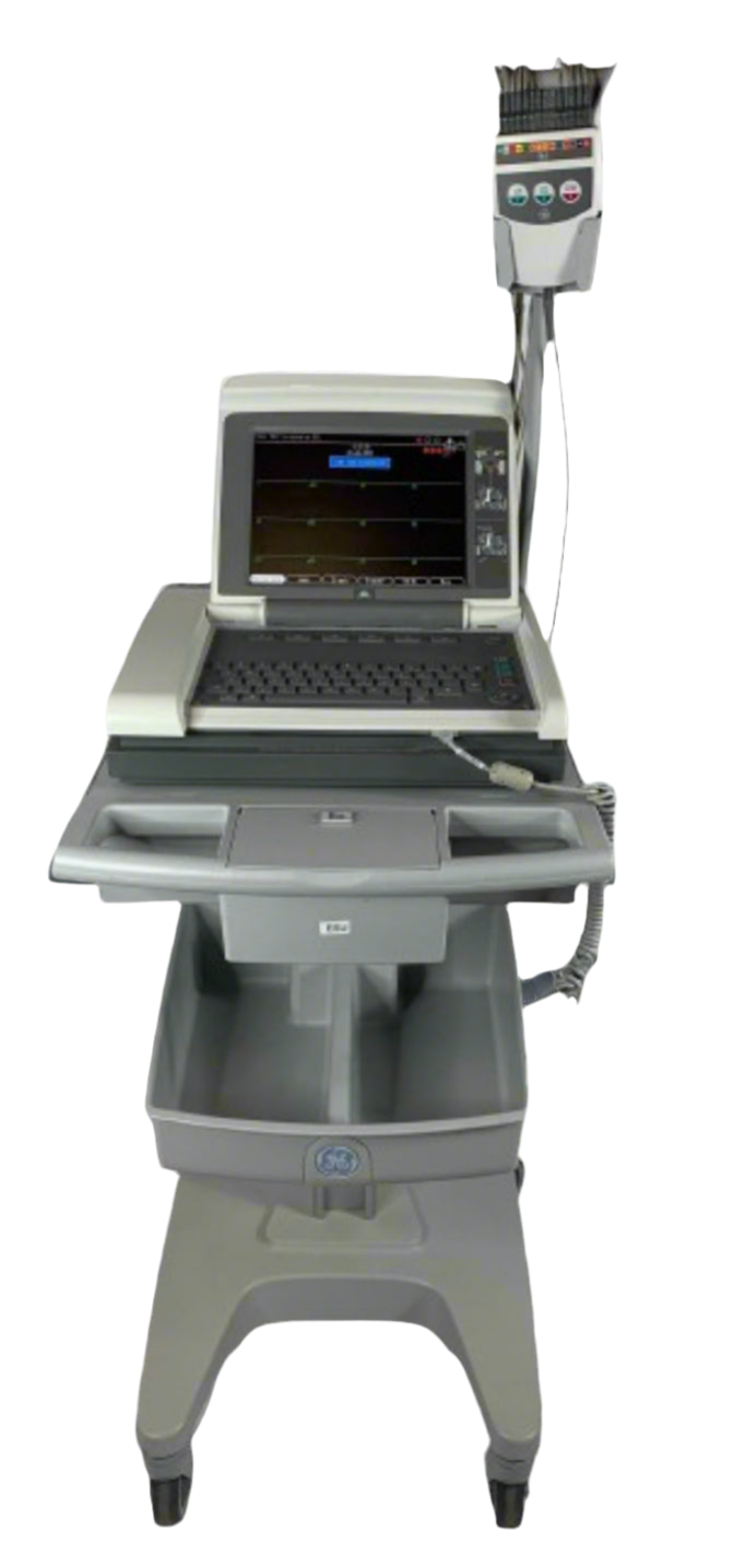 GE Marquette MAC 5500 EKG Machine / ECG with 10 ECG Leads