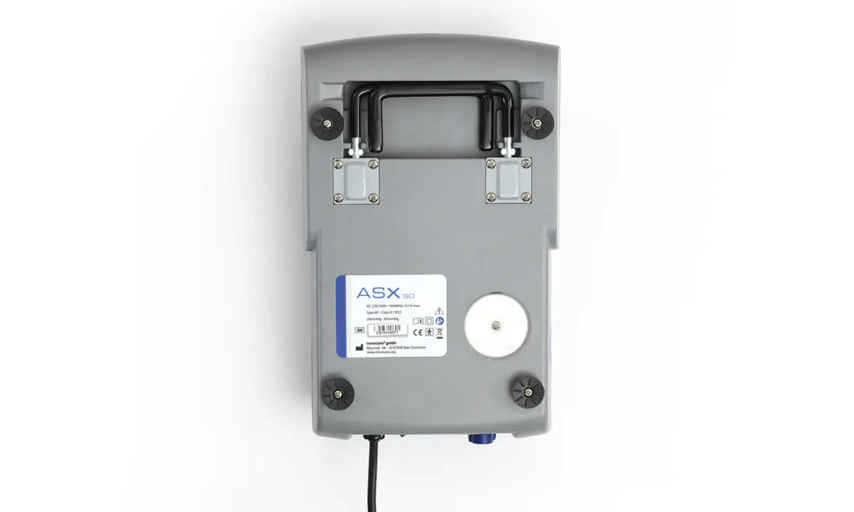 Back view of Compact Novocare alternating pressure pump unit