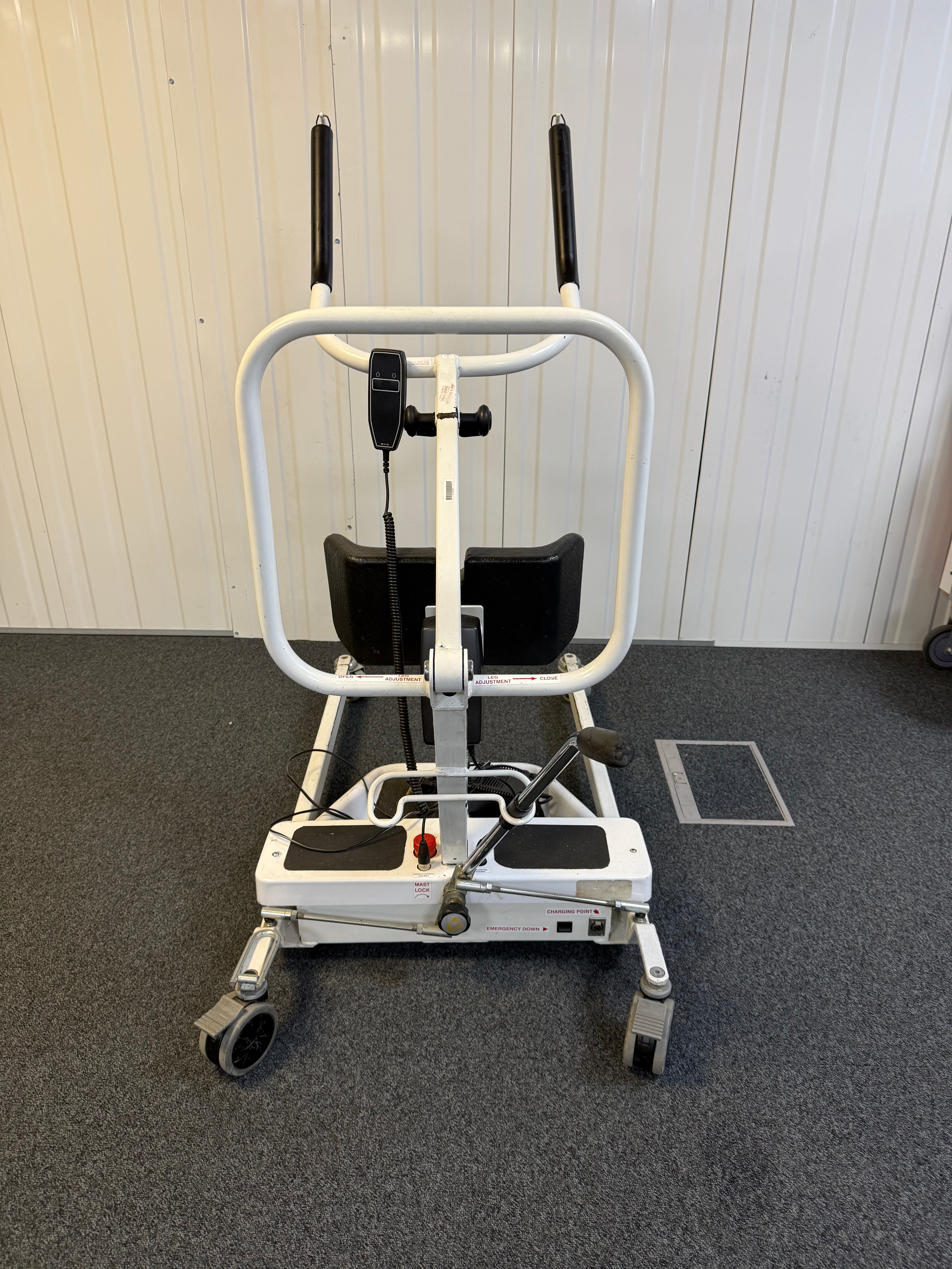 Back view of Handheld control unit for Oxford StandAid 135 hoist