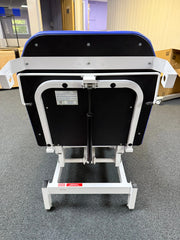 Back view of antimicrobial seamless vinyl on Bristol Maid examination couch