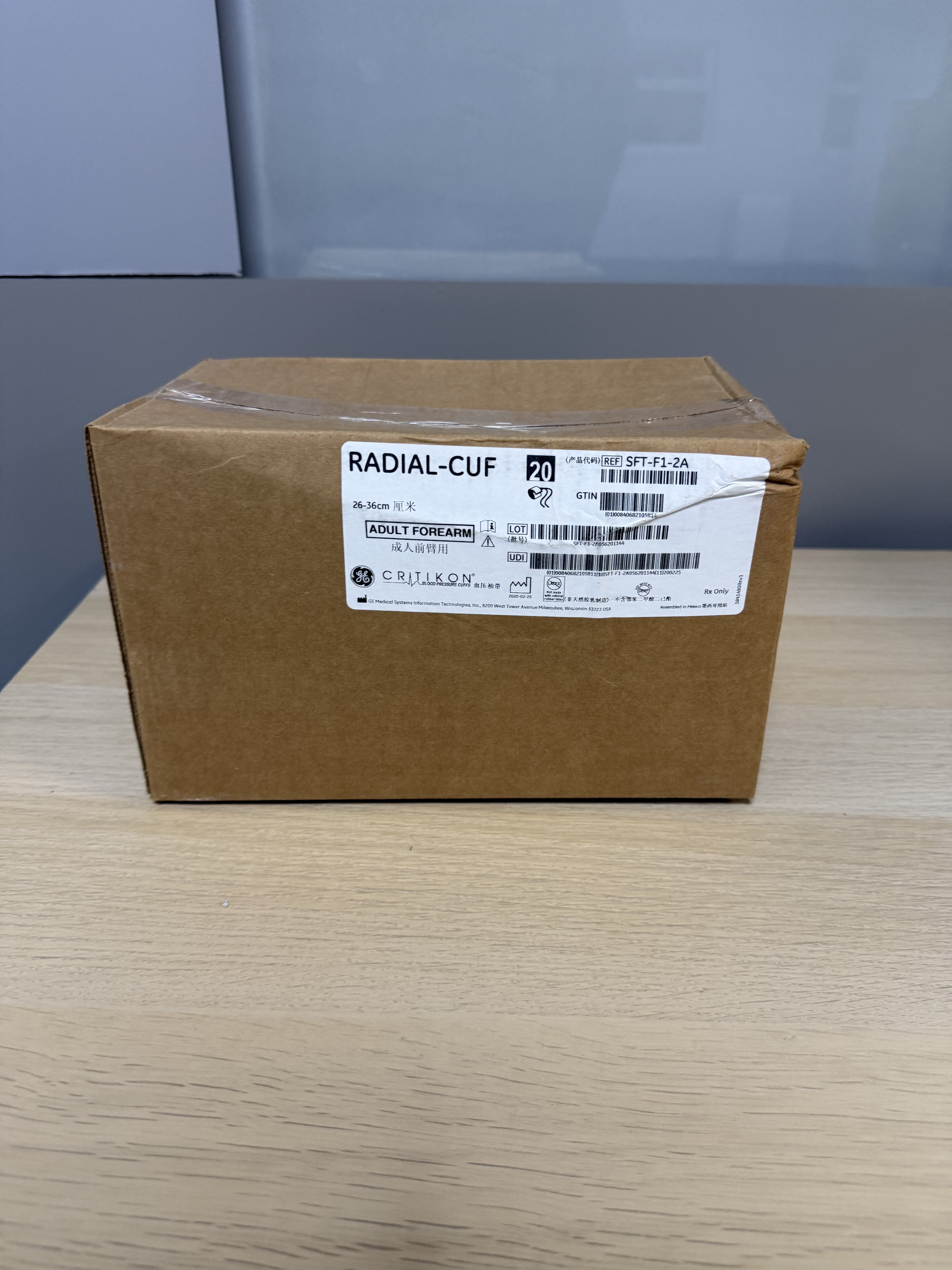 Brand new GE Critikon Radial-Cuf Adult Forearm cuffs in packaging