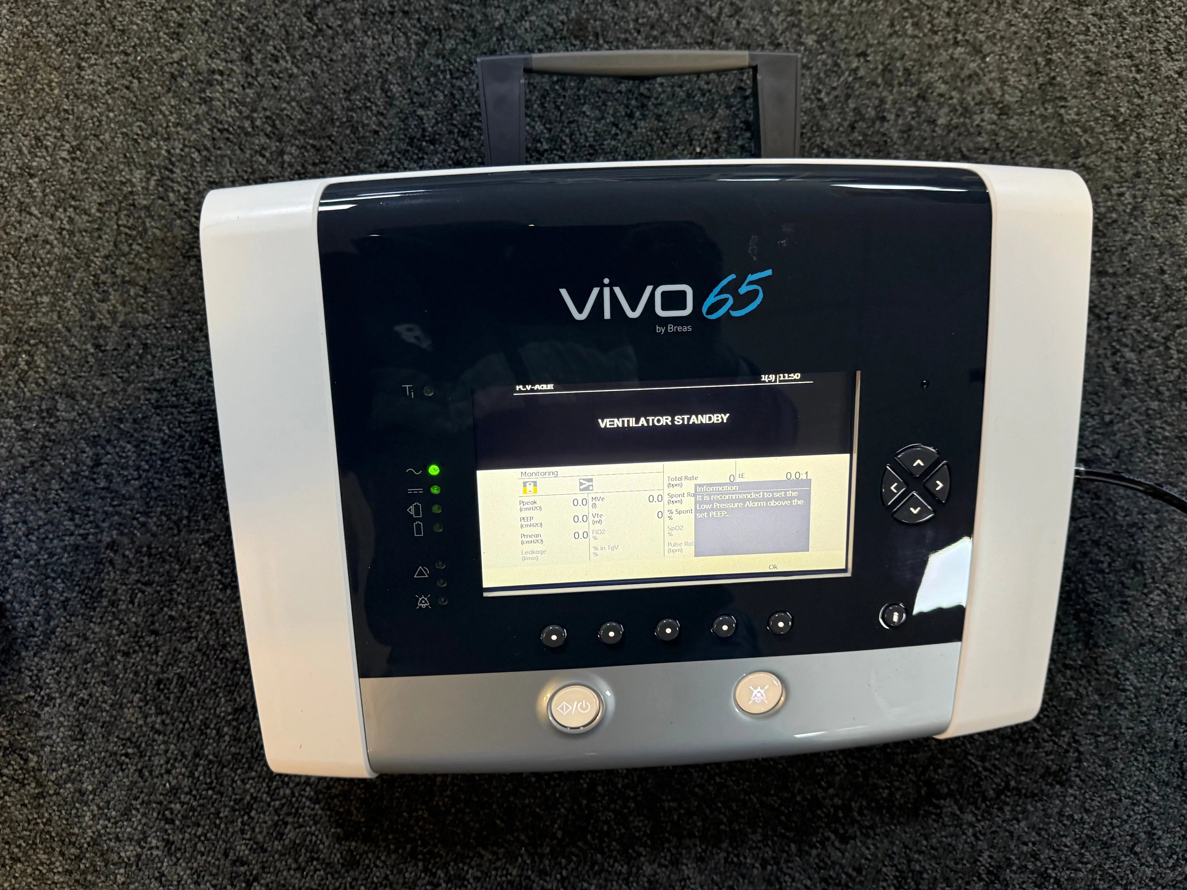 Breas Vivo 65 Ventilator in a Bag with New Breathing Circuit SelfiMed UK