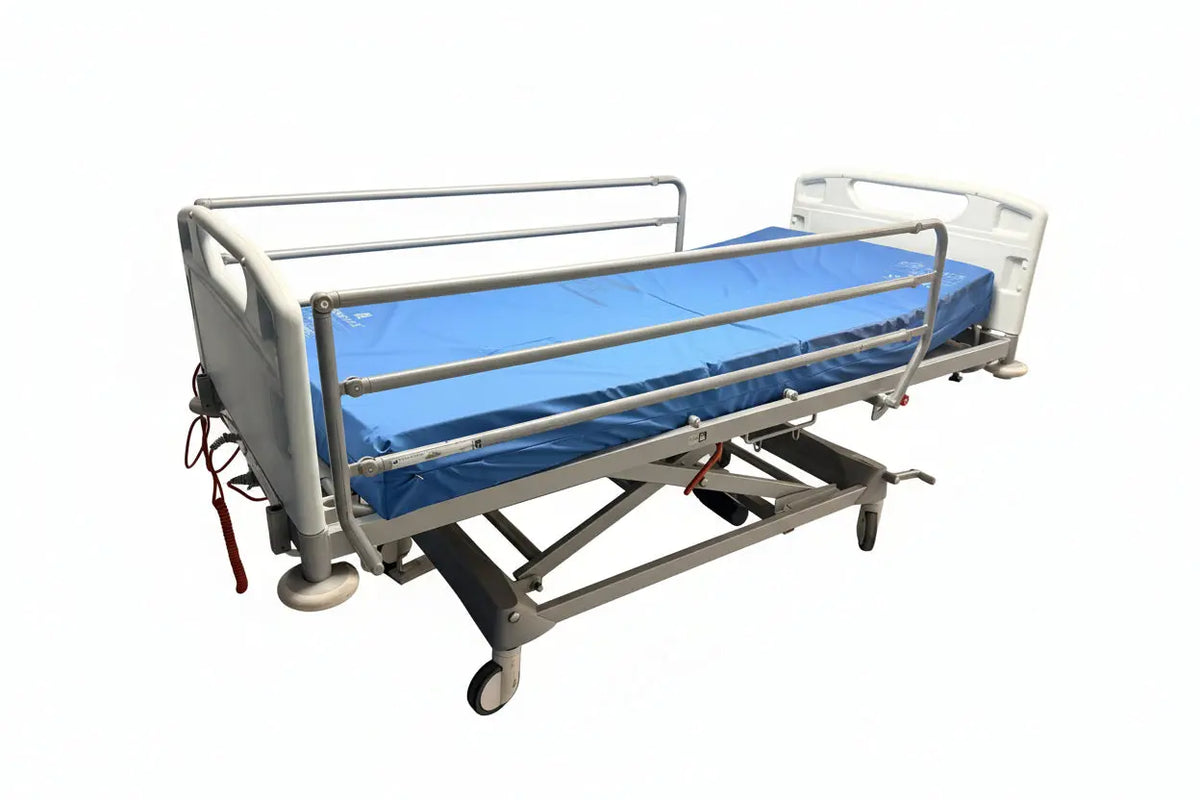 Arjo Huntleigh Enterprise 3000 Electric Hospital Bed with Hospital Bed Mattress Hospital Bed SelfiMed UK