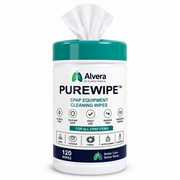 Alvera PureWipe CPAP Equipment Cleaning Wipes — 120 Wipe Tub SelfiMed UK