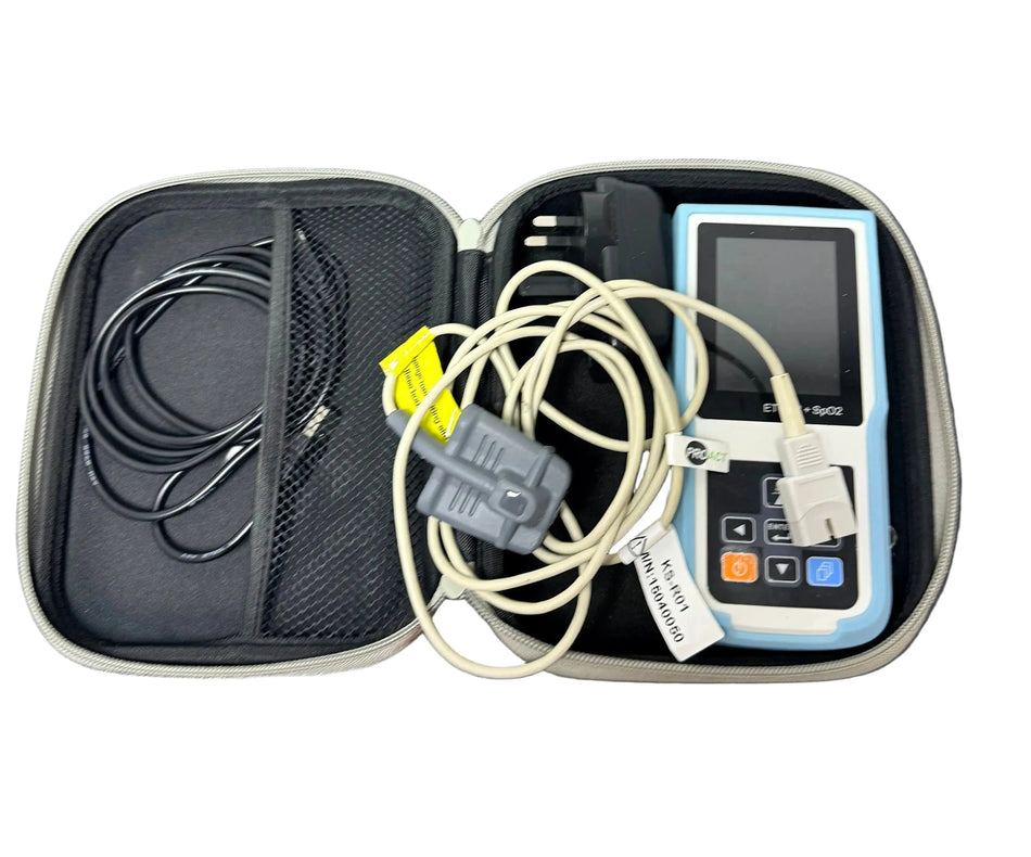 Shenzhen Creative Capnograph and Oximeter Model PC-900B Monitor Including Accessories in Case SelfiMed UK