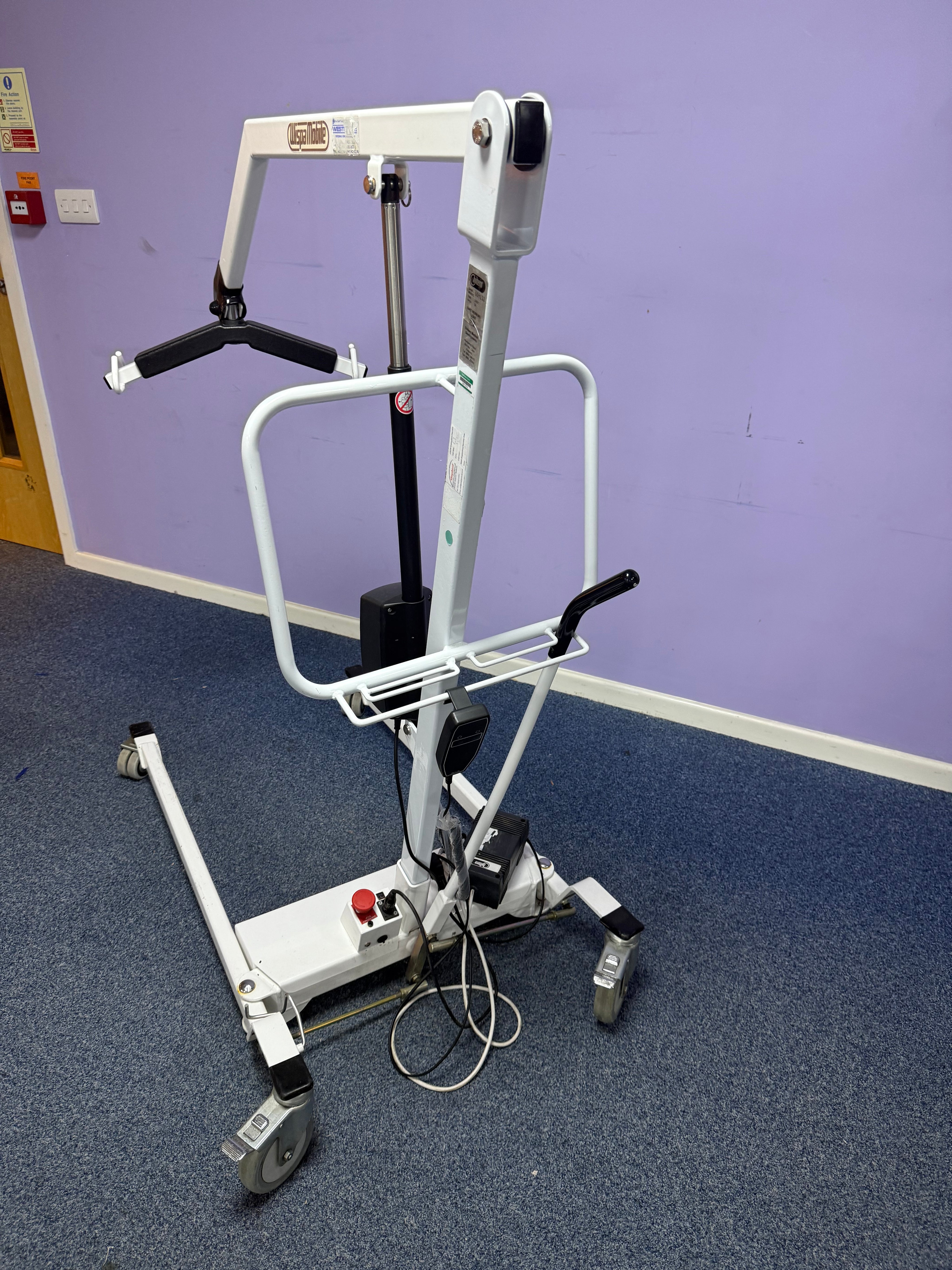 Chiltern WispaMobile hoist for safe patient transfers