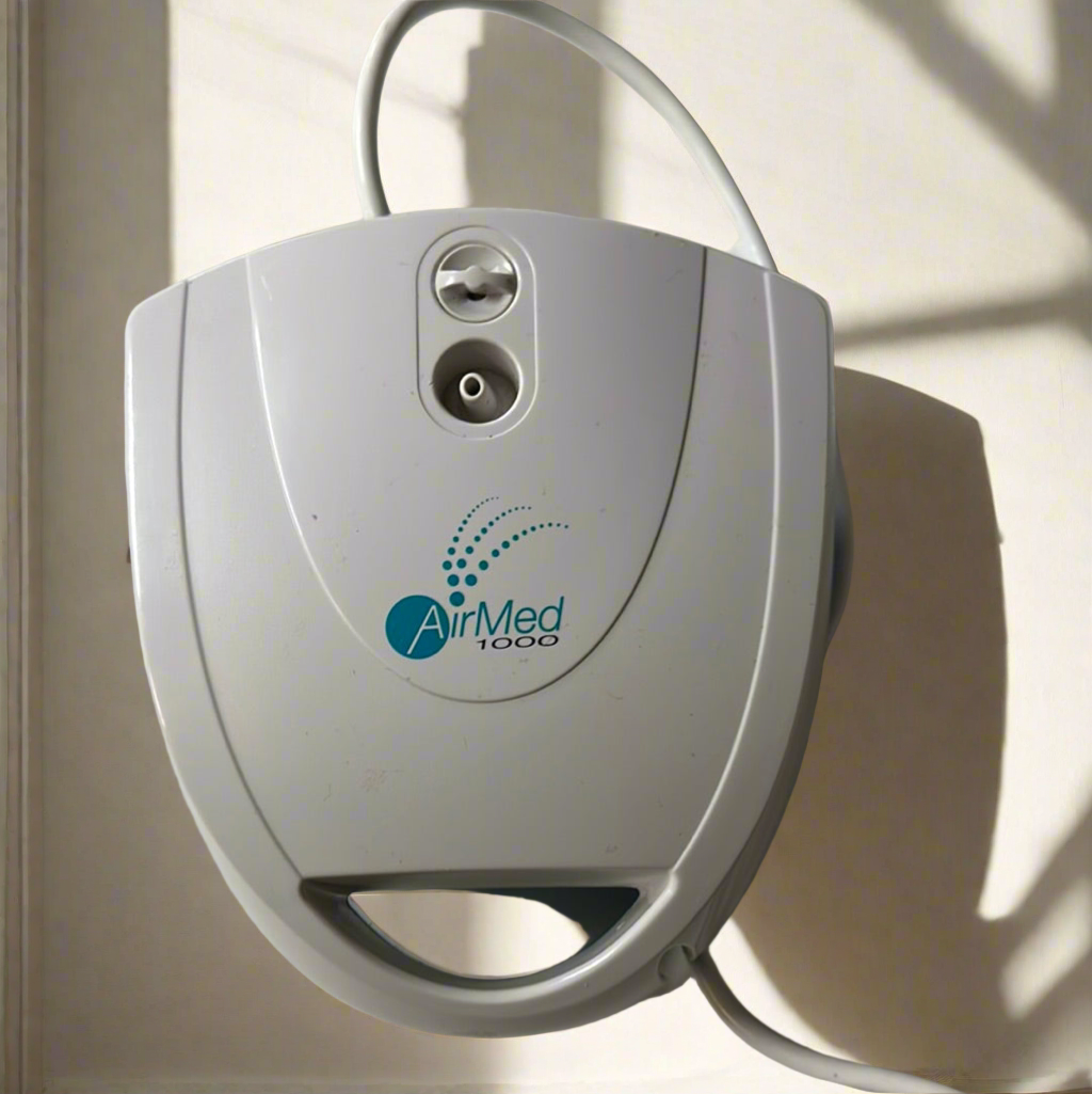 Close-up of the AirMed 1000 nebuliser