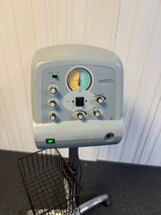 Close-up of CA-3200 colour screen with therapy settings visible