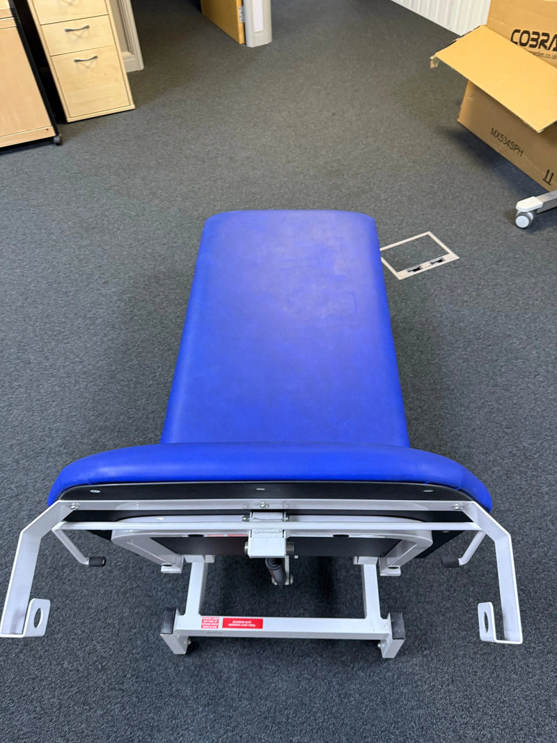 Close-up of antimicrobial seamless vinyl on Bristol Maid examination couch