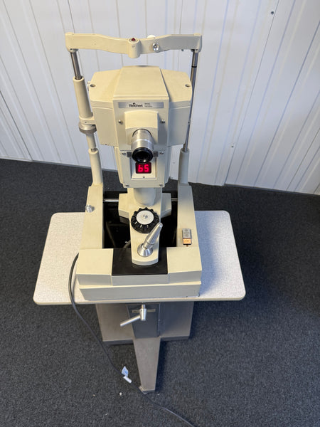 Close-up of digital display on Reichert tonometer