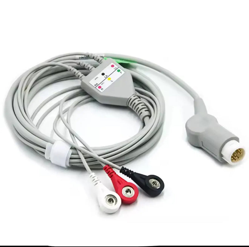 Philips 12 pin 5 Lead Grabber ECG EKG Cable M2 M1001A M1175A - Next Day Delivery SelfiMed UK