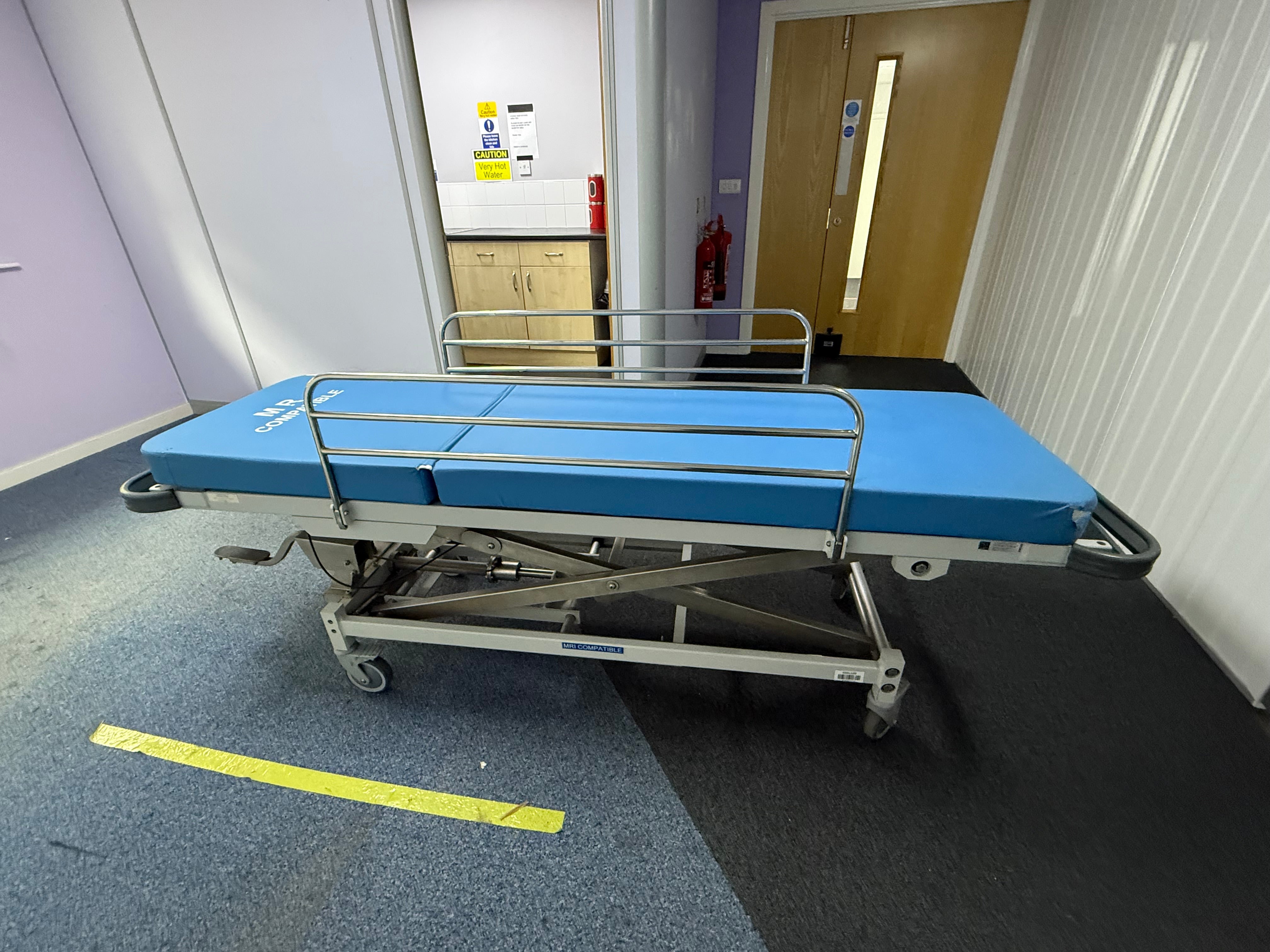 Wardray Warehouse MRI Compatible Patient Trolley Stryker