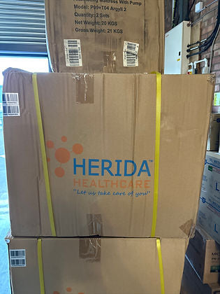 Herida Argyll 2 Airflow Mattress with Pump, Hose & Bag - NEW