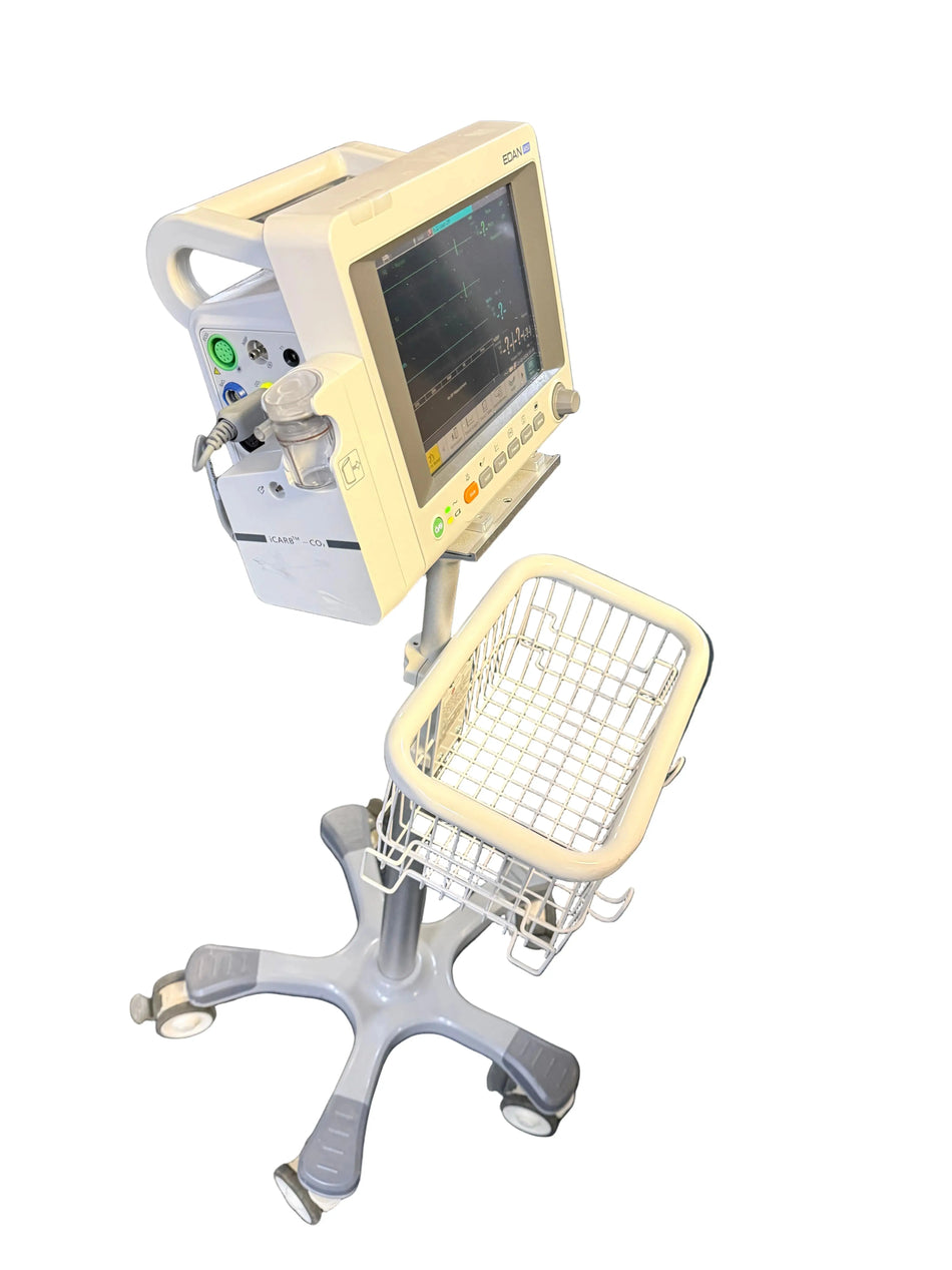 Edan iM50 Patient Monitor on a Rollstand SelfiMed UK