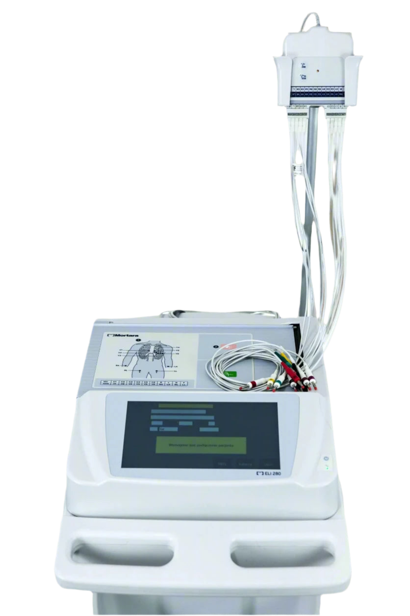 Mortara ELI280 ECG Recorder with ECG Leads