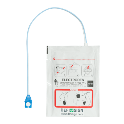 DefiSign LIFE defibrillator with  adult pads