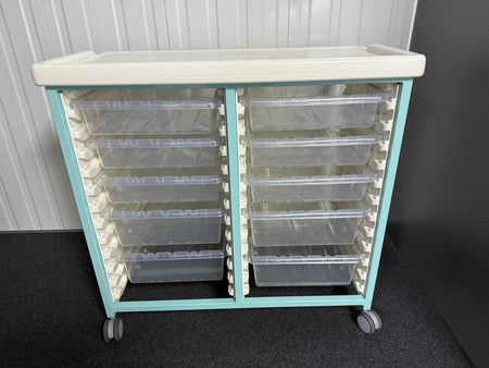 Double-column Bristol Maid trolley in treatment room