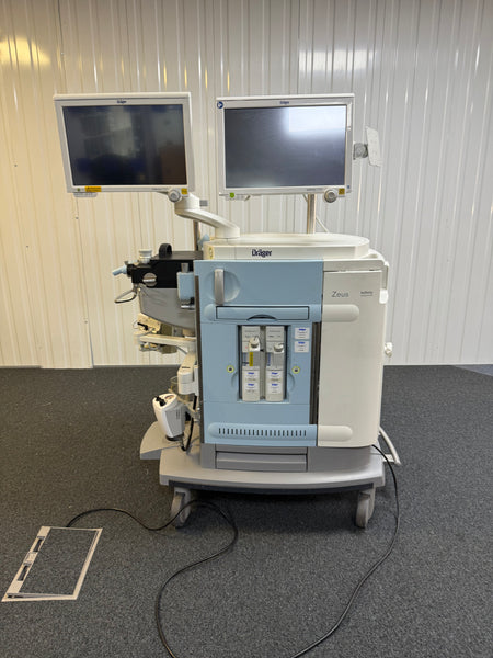 Dräger Infinity M540 patient monitor connected to Zeus workstation