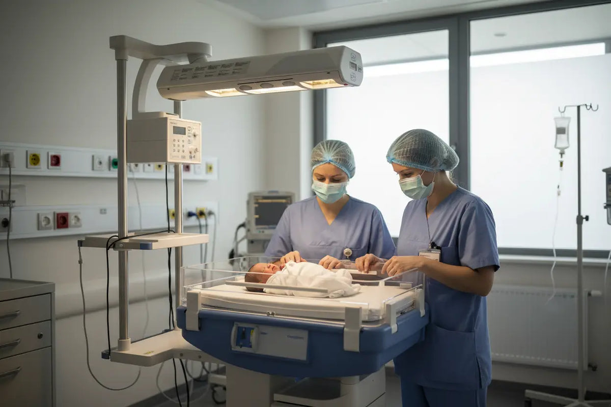 Draeger Babytherm 8000 Infant Resuscitaire  with Mattress SelfiMed UK