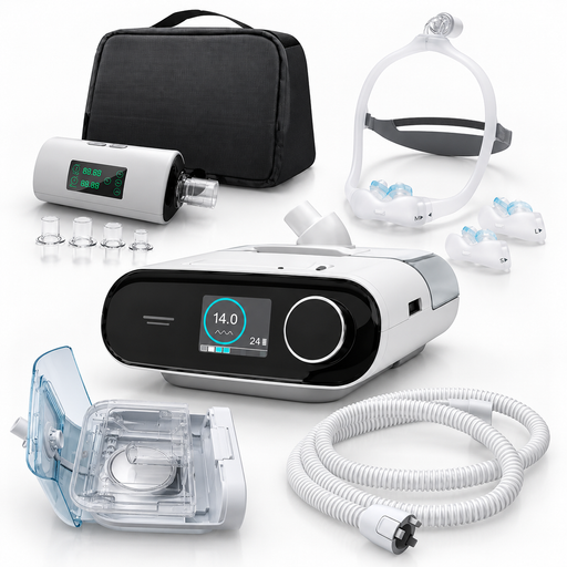 Philips Respironics DreamStation BiPAP AVAPS Bundle with DreamWear Mask Starter Pack SelfiMed UK