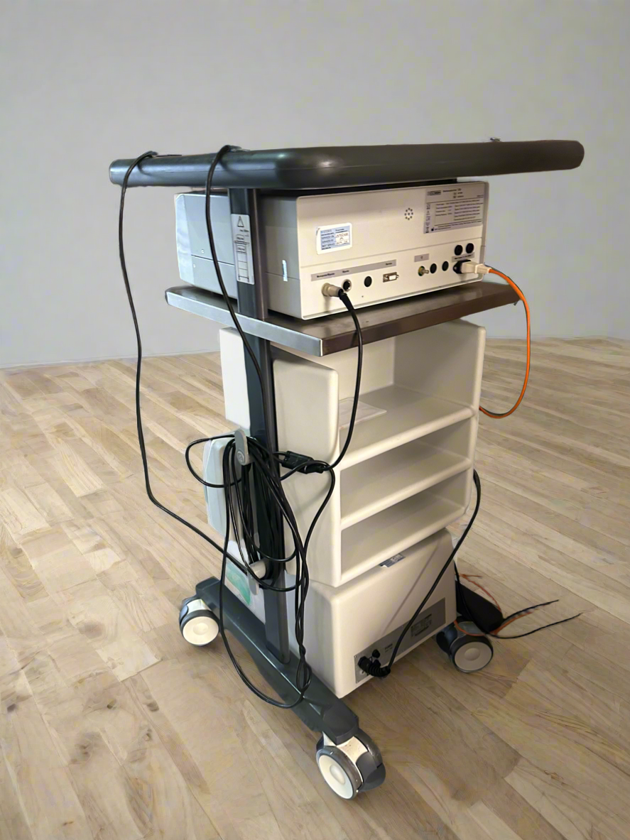 Eschmann E30 Electrosurgical / Diathermy Unit on Eschmann ST80 Suction Stand with Dual Footswitch