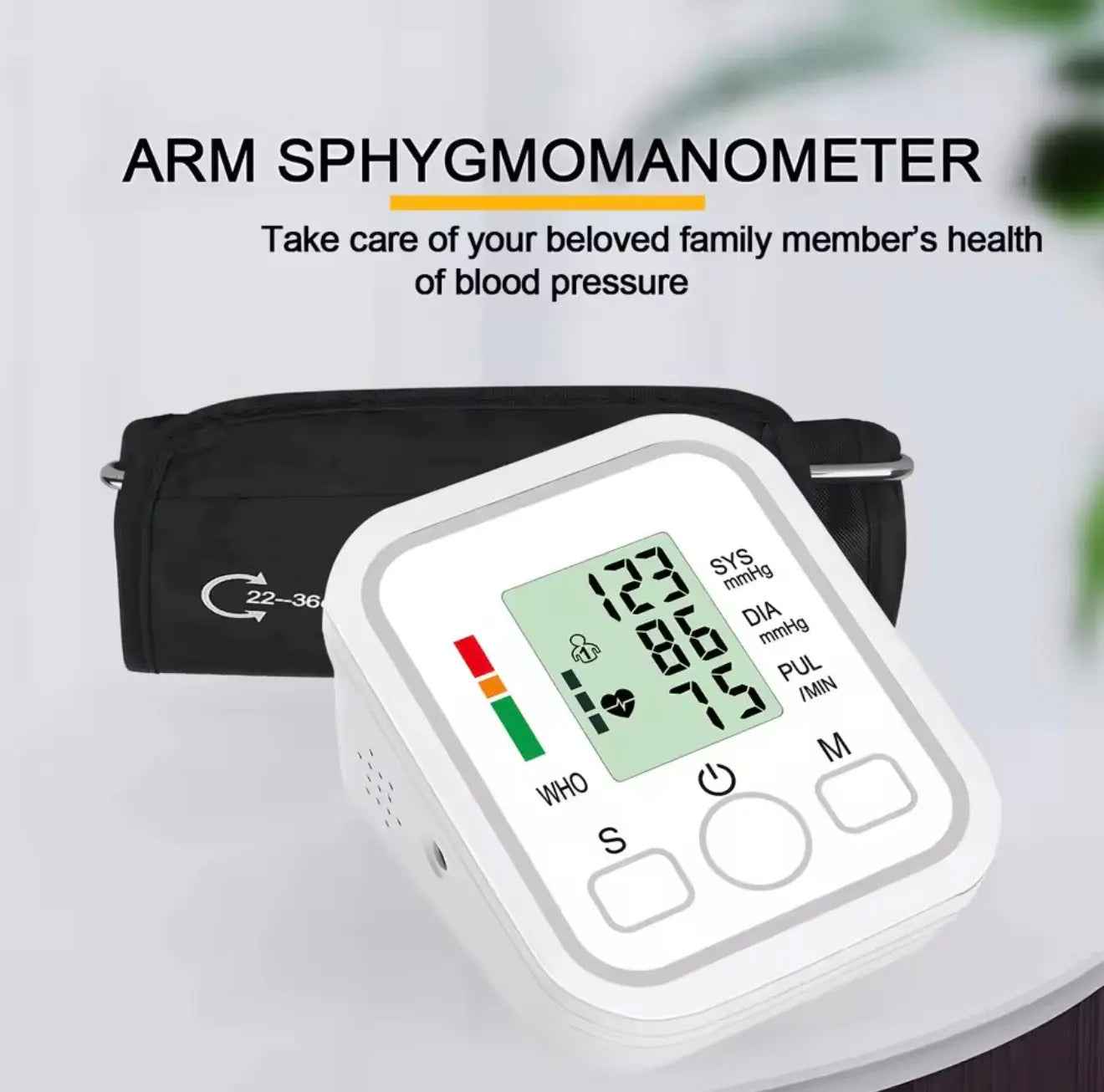 Digital Upper Arm Blood Pressure Monitor SelfiMed UK